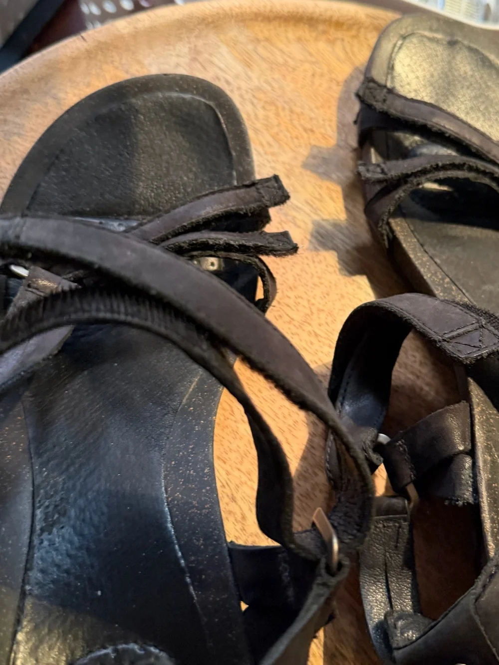 Teva Women’s Black Strappy Sport Sandals Size 10 – Adjustable – Well Loved
